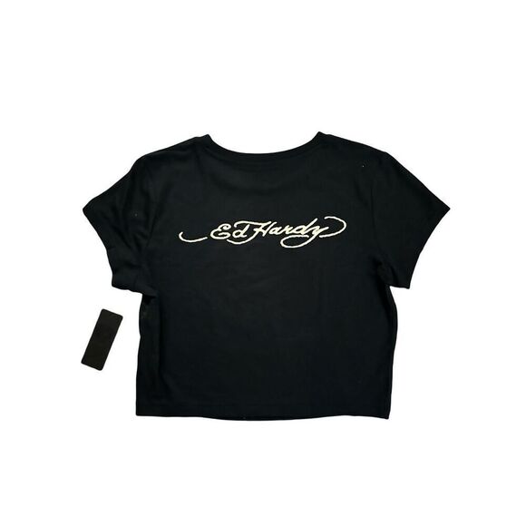 Ed Hardy TIGER HEART BABY TEE Size large - Picture 5 of 5